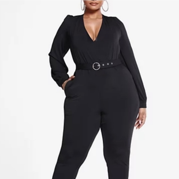Fashion to Figure Jumpsuit Size 4 Black - Picture 3 of 4